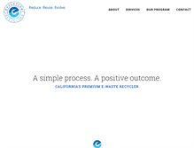 Tablet Screenshot of evolutionrecycling.net